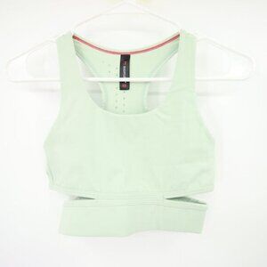 Kadyluxe Mint Green Sports Bra Cut Out Size XS New Without Tags Scoop Neck